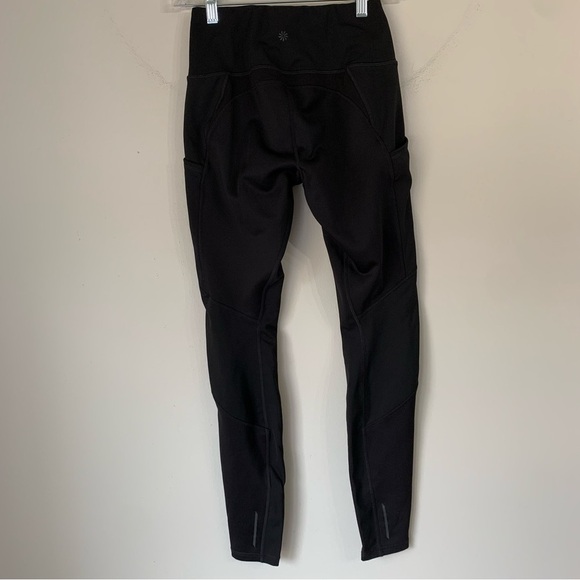 Athleta Black Tight High Rise Leggings Size XS - Picture 5 of 10